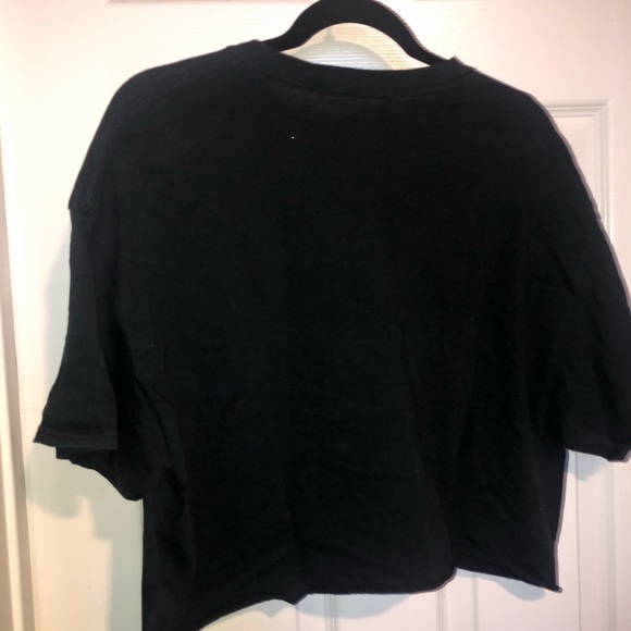 Cropped oversized graphic tee - Picture 2 of 3